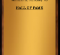 Hall of Fame 1982