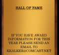 Hall of Fame 1987