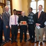 Cardinal Francis George inducted into Leo Hall of Fame 2014